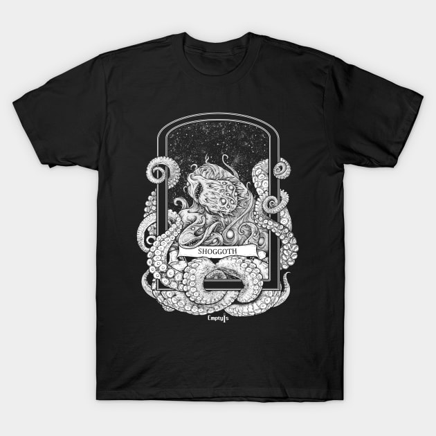 Shoggoth Lovecraft T-Shirt by EmptyIs